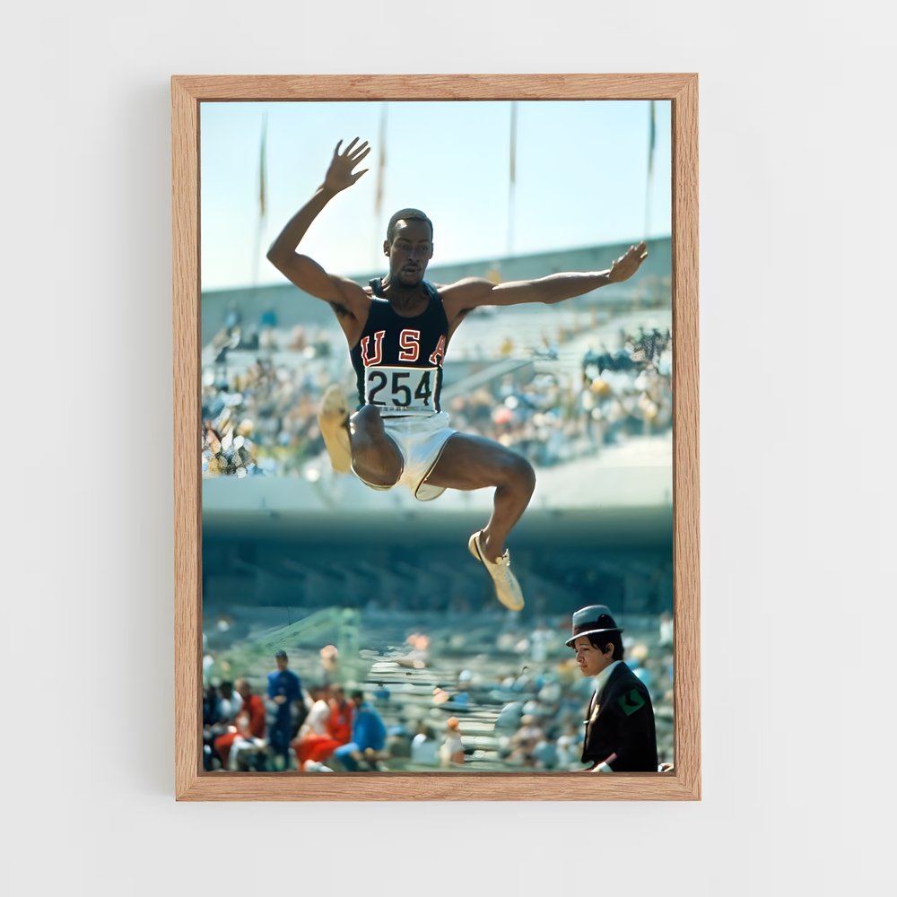 Poster L'Exploits Olympiques – affiche Athlétisme (vue 4)